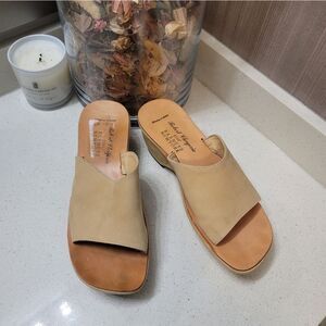 Robert Clergerie Beige Leather Sandals